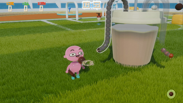 A Boby grows bigger as it collects ammo.